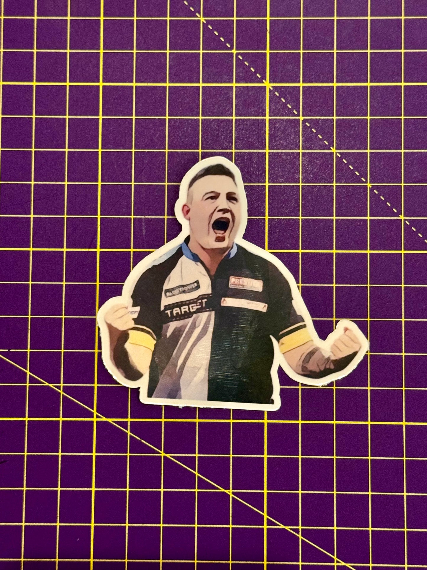 Kustom Darts Sticker Set