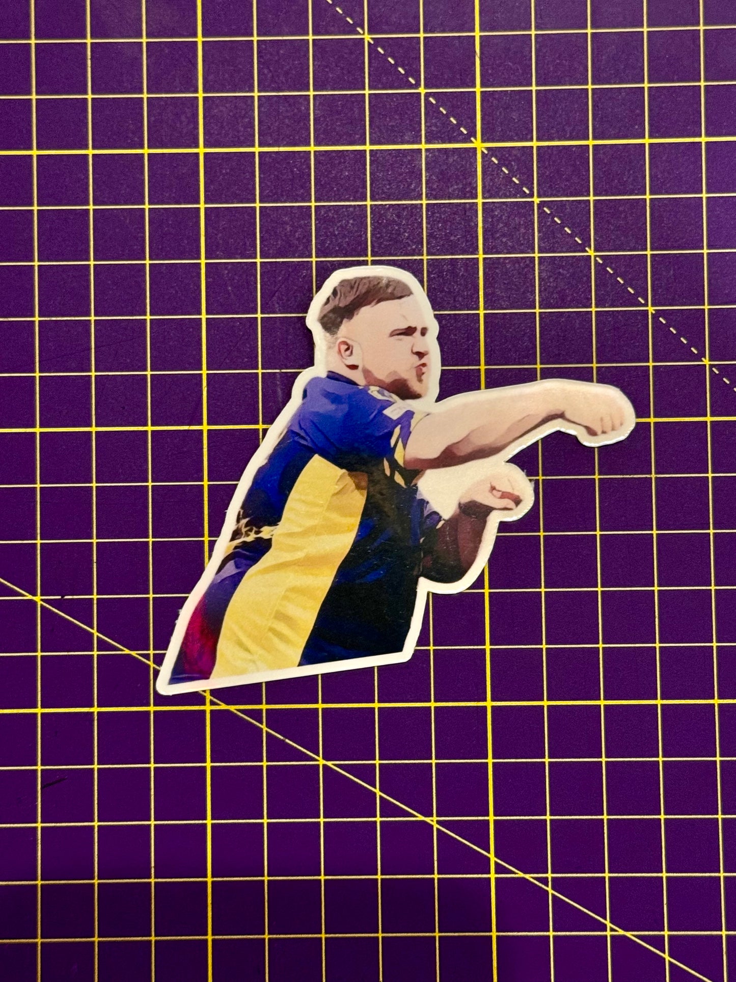 Kustom Darts Sticker Set