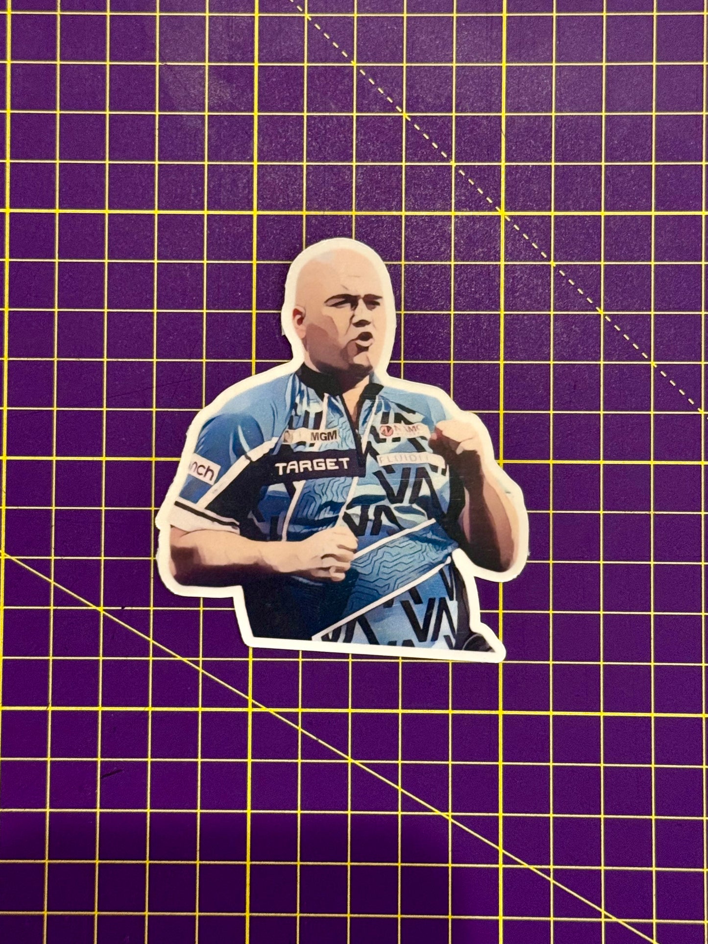 Kustom Darts Sticker Set