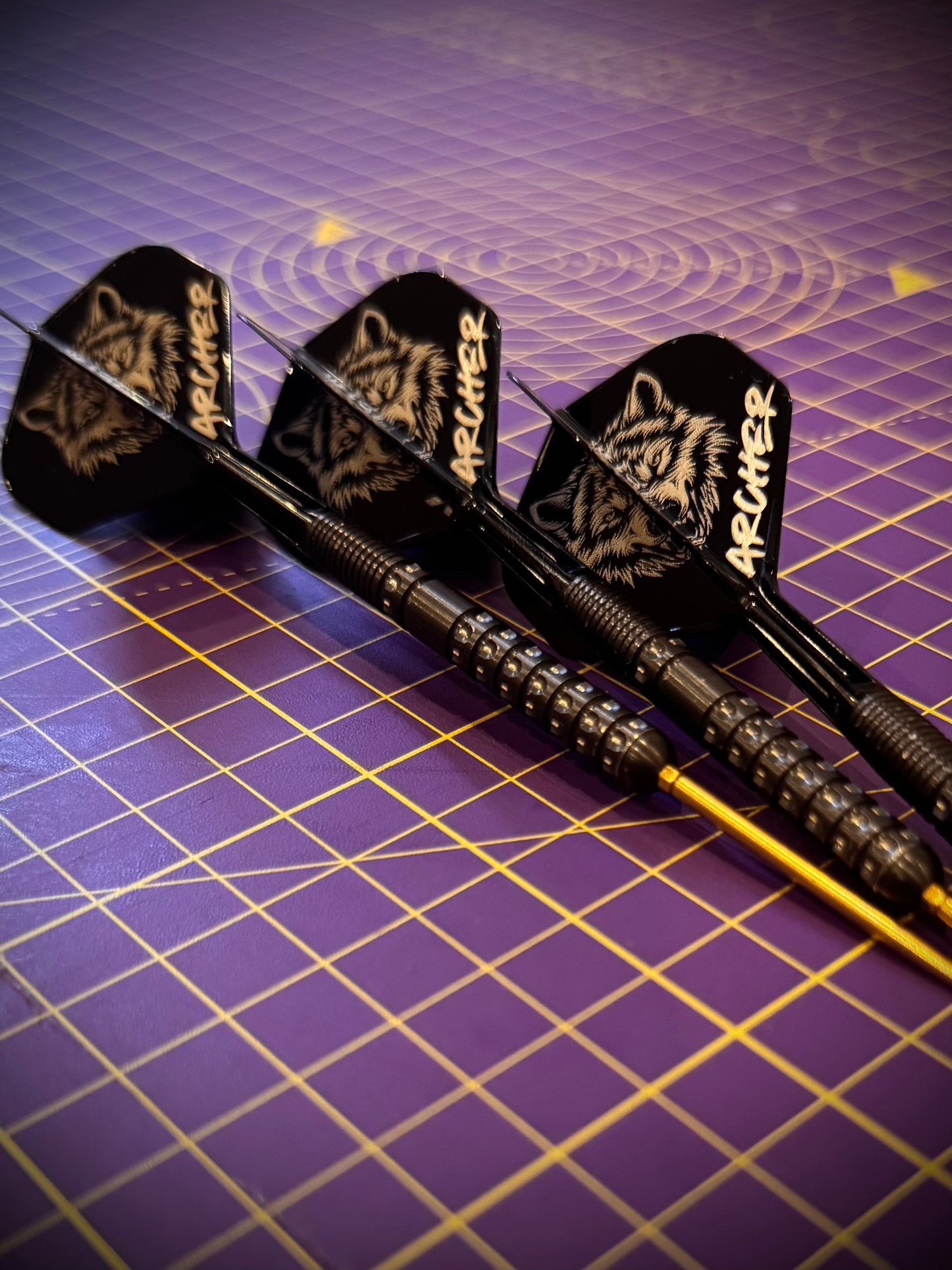 Kustom X Laser Engraved Flights