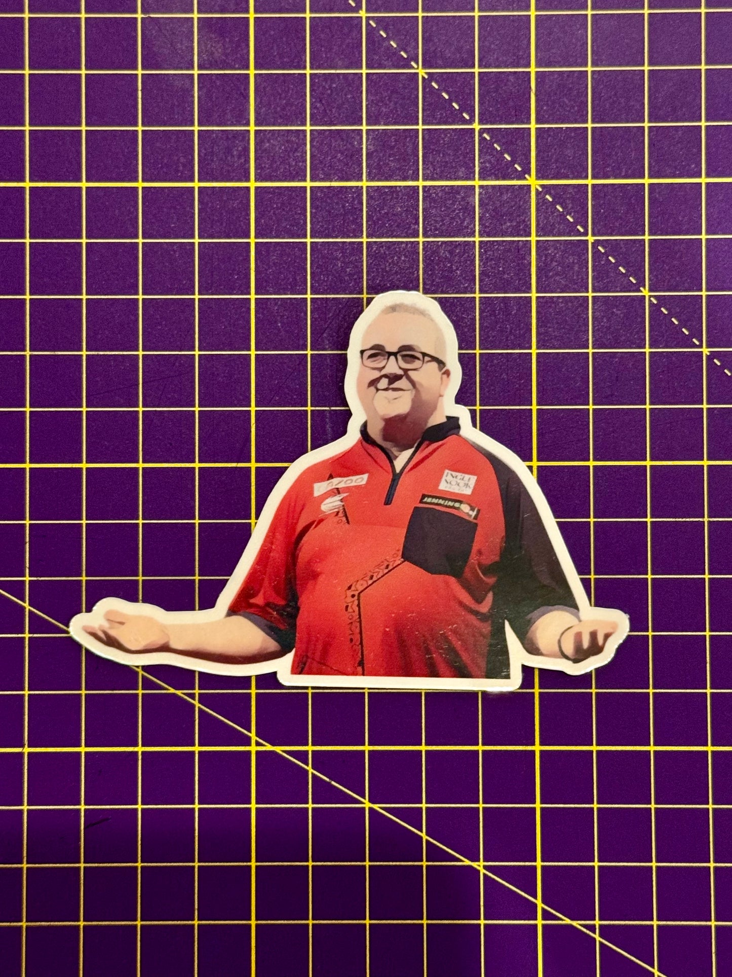 Kustom Darts Sticker Set
