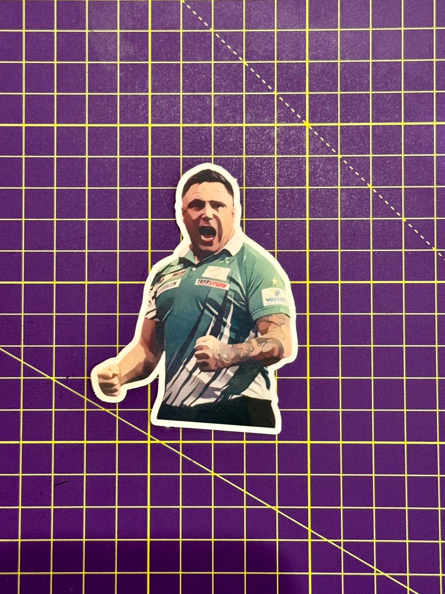 Kustom Darts Sticker Set