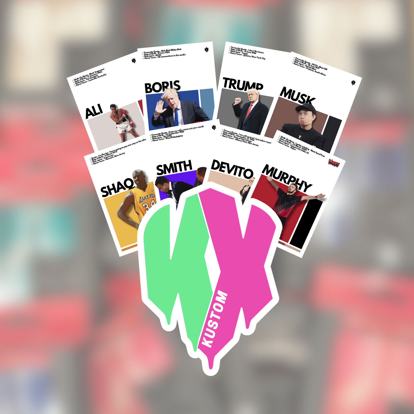 CYO Kustom Stat Stickers