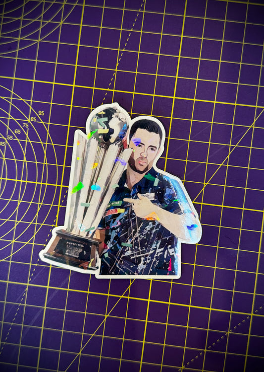 Kustom Darts Champs Sticker Set